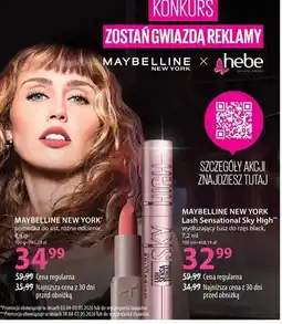 Hebe Wydłużający tusz do rzęs black oferta