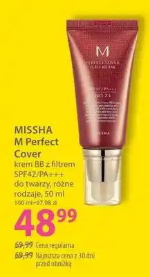 Hebe M Perfect Cover krem BB z filtrem SPF42 PA+++ do twarzy, różne rodzaje oferta
