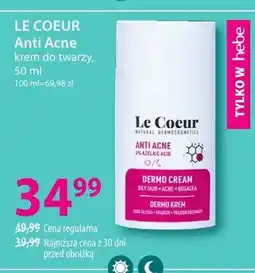 Hebe Krem lekki i matujący do twarzy oferta