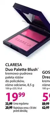 Hebe Duo Palette Blush kremowo-pudrowa paleta różów do policzków, różne odcienie oferta