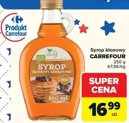 Carrefour Syrop klonowy kanadyjski Carrefour oferta