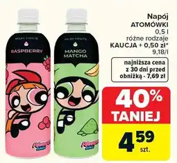Carrefour Napój atomówki Raspberry, Mango Melon oferta