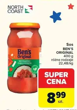 Carrefour Sos Ben's Original różne rodzaje oferta