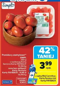 Carrefour Pomidory daktylowe oferta