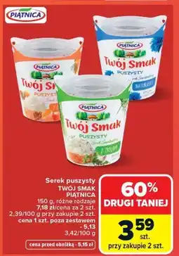 Carrefour Serek puszysty twój smak oferta