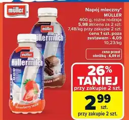 Carrefour Napój mleczny müllermilch chocolate taste oferta