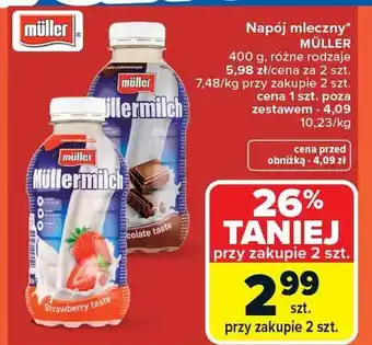 Napój mleczny müllermilch chocolate taste