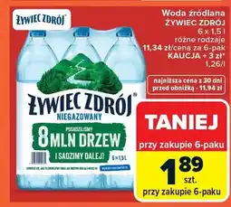 Carrefour Woda źródlana niegazowana oferta