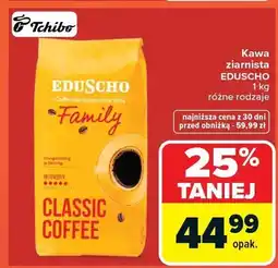 Carrefour Kawa ziarnista eduscho family classic coffee oferta