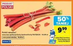 Carrefour Polski rabarbar oferta