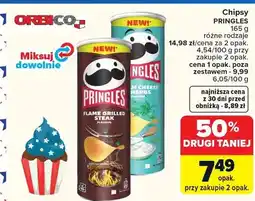 Carrefour Chipsy Pringles różne rodzaje oferta