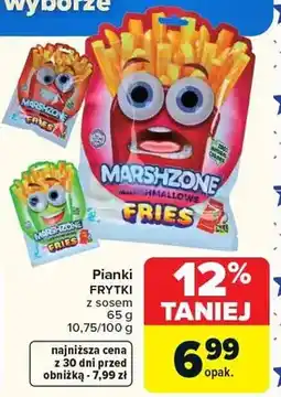 Carrefour Pianki frytki z sosem oferta