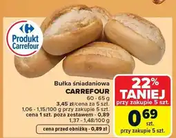 Carrefour Bułka śniadaniowa oferta