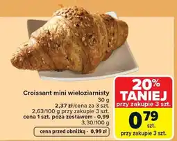 Carrefour Croissant mini wieloziarnisty oferta