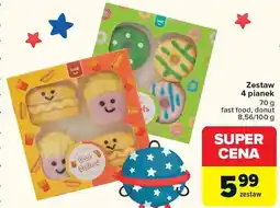 Carrefour Zestaw 4 pianek fast food, donut oferta