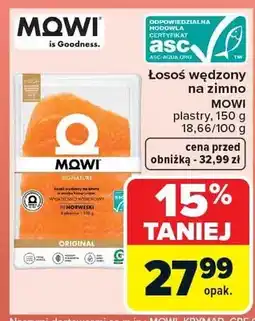 Carrefour Łosoś wędzony na zimno oferta
