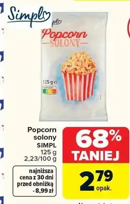 Carrefour Popcorn solony oferta