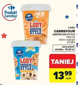 Carrefour Lody american style różne rodzaje oferta