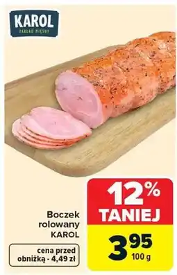 Carrefour Boczek rolowany oferta