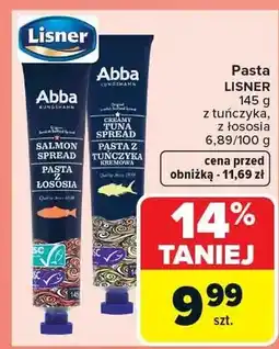 Carrefour Pasta z tuńczyka, z łososia oferta