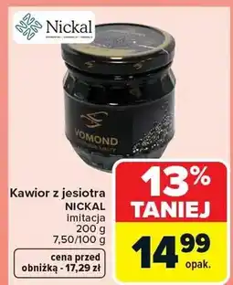 Carrefour Kawior z jesiotra oferta