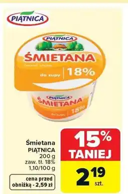 Carrefour Śmietana oferta