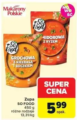 Carrefour Zupa pomidorowa z ryżem oferta