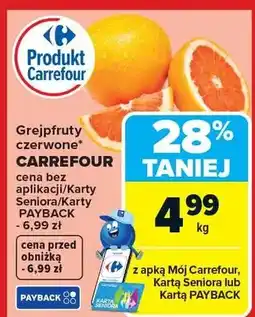 Carrefour Grejpfruty czerwone oferta