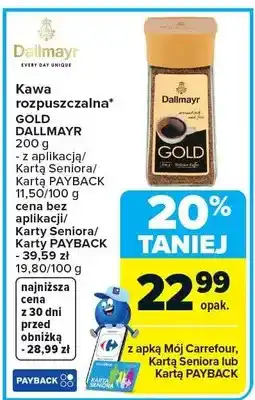 Carrefour Kawa rozpuszczalna Gold oferta