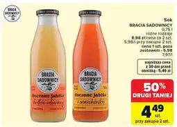 Carrefour Sok tłoczone jabłko słodkie odmiany oferta