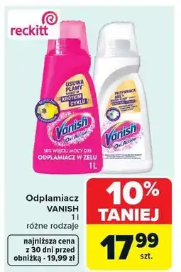 Carrefour Odplamiacz Oxi Action różne rodzaje oferta