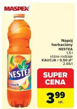 Carrefour Napój herbaciany Peach oferta