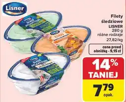 Carrefour Filety śledziowe LISNER oferta