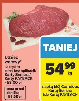 Carrefour Udziec wołowy oferta