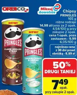 Carrefour Chipsy PRINGLES oferta