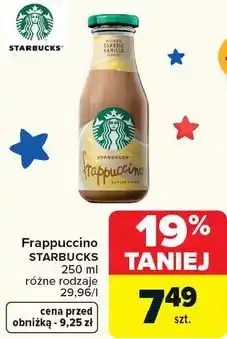 Carrefour Frappuccino STARBUCKS oferta