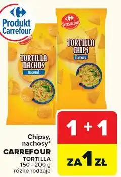 Carrefour Chipsy, nachosy CARREFOUR TORTILLA oferta