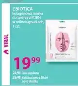 Hebe L'BIOTICA kolagenowa maska do twarzy z PDRN, w mikrokapsułkach, 1 szt oferta