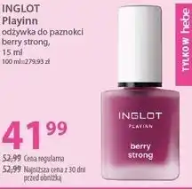 Hebe INGLOT Playinn odżywka do paznokci berry strong oferta