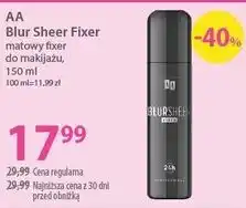 Hebe AA Blur Sheer Fixer matowy fixer do makijażu oferta