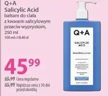 Hebe Q+A Salicylic Acid balsam do ciała z kwasem salicylowym przeciw wypryskom, 250 ml oferta