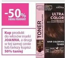 Hebe Kup produkt do włosów marki JOANNA, a drugi w tej samej cenie lub tańszy kupisz 50% taniej oferta