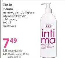 Hebe ZIAJA Intima kremowy płyn do higieny intymnej z kwasem mlekowym oferta