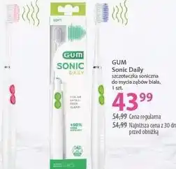 Hebe GUM Sonic Daily szczoteczka soniczna do mycia zębów biała oferta