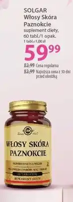 Hebe SOLGAR Włosy Skóra Paznokcie suplement diety oferta