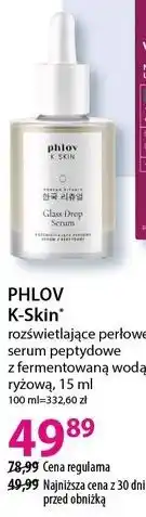 Hebe PHLOV K-Skin rozświetlające perłowe serum peptydowe z fermentowaną wodą ryżową oferta