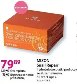 Hebe MIZON Snail Repair hydrożelowe płatki pod oczy ze śluzem ślimaka, 60 szt./1 opak oferta