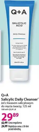 Hebe Q+A Salicylic Daily Cleanser* żel z kwasem salicylowym do mycia twarzy, 125 ml oferta