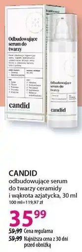 Hebe CANDID odbudowujące serum do twarzy ceramidy i wąkrota azjatycka oferta