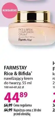 Hebe FARMSTAY Rice & Bifida nawilżający krem do twarzy oferta